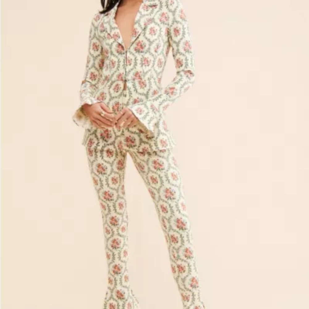 WeWoreWhat Floral Flare Pants